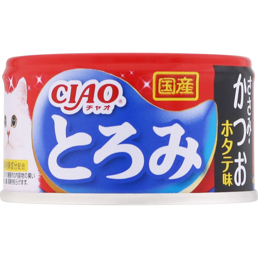 <CIAO とろみ> ささみ・かつお ホタテ味 80g