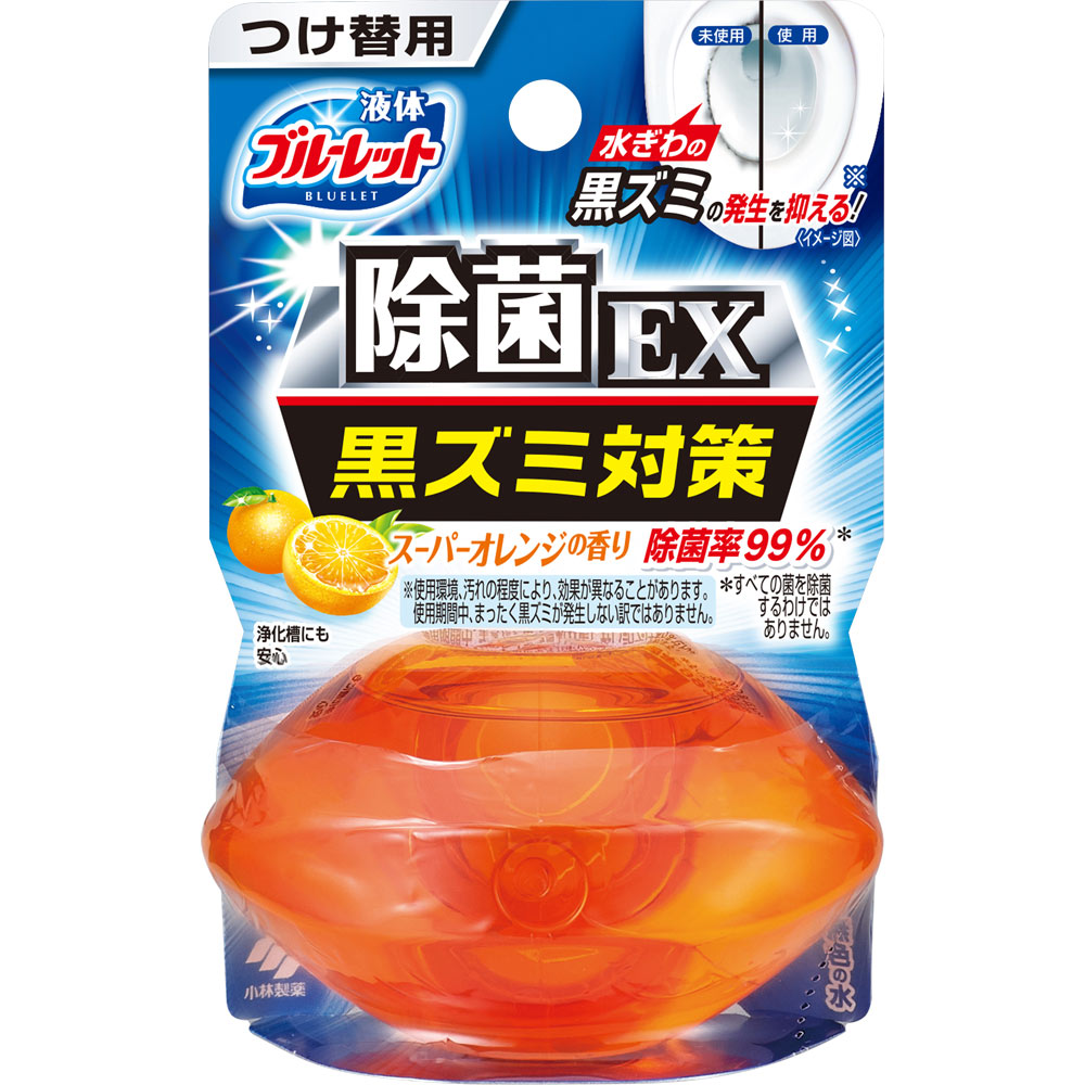 液体ブルーレットおくだけ除菌EX つけ替用 スーパーオレンジ 70mL